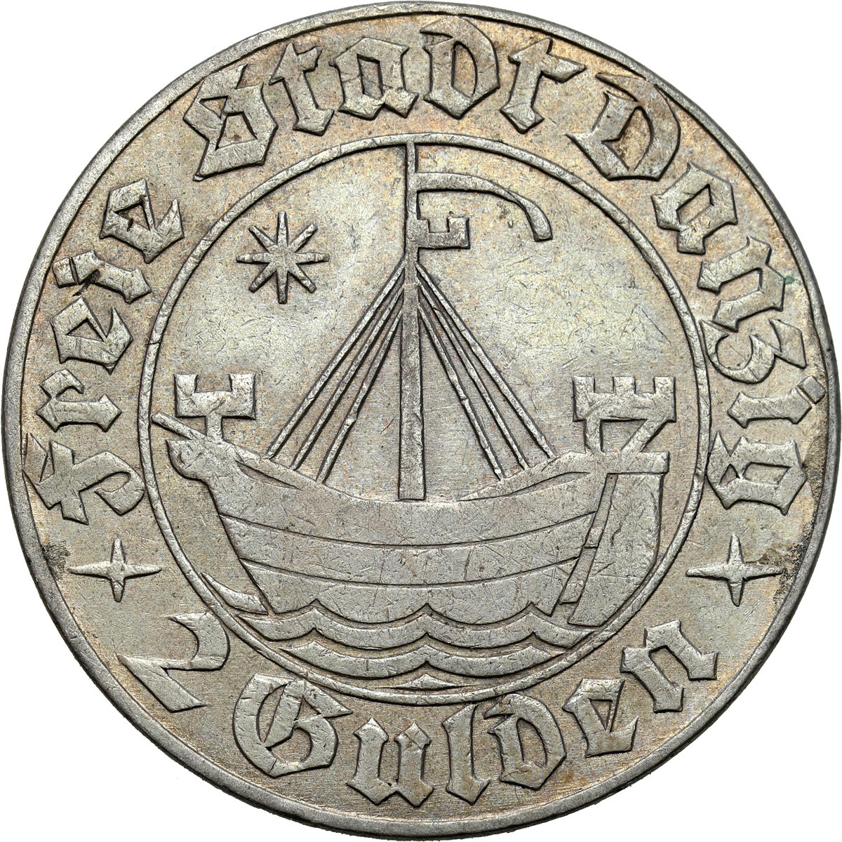 Wolne Miasto Gdańsk/Danzig. 2 Guldeny 1932 Koga